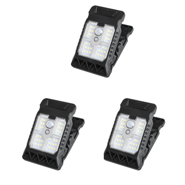 Outdoor Solar Clip Light with Motion Sensor