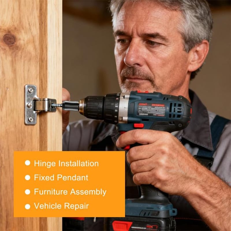 🔥The Quantum Grip Strong Magnetic Screw Ring, 1/4 Inch/6.35mm Universal Magnetic Screw Ring Head