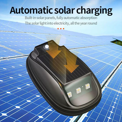 🚗Solar Car Roof RGB Strobe Light — No Wiring, No Drilling, Instant Visibility