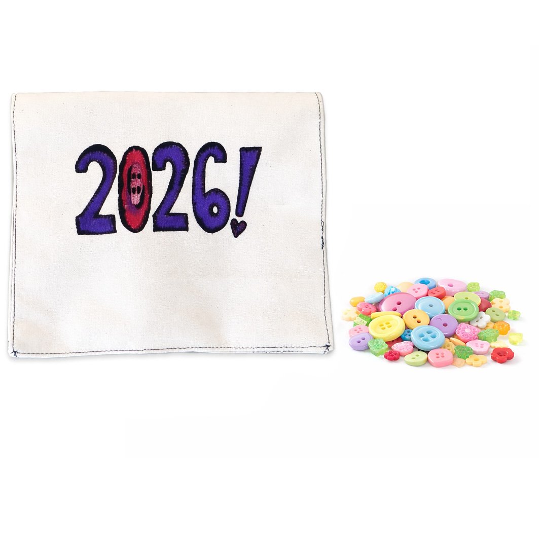 ✨📖2026 Button Calendar: Stitch Your Year One Button at a Time