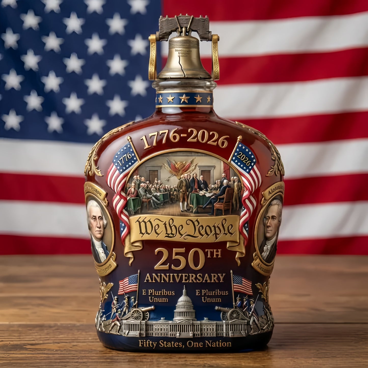 🎊New Year 60% OFF-U.S. 250th Anniversary Commemorative Whiskey Bottle