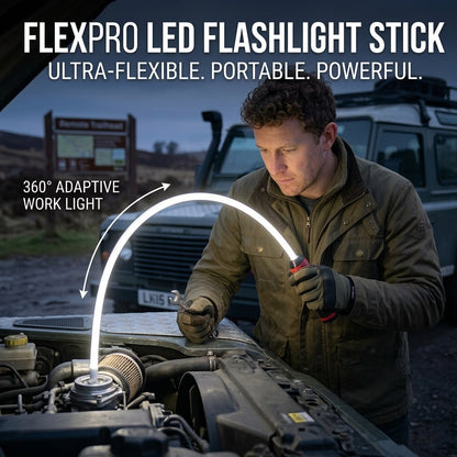 🔦 Flexible LED Flashlight Stick – 29" Bendable Work Light