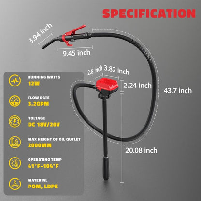 🔥LAST DAY 49% OFF-Portable Cordless Fuel Transfer Pump – Quick & Easy Fueling for Cars, Generators, Lawn Mowers | DeWalt 20V & Milwaukee 18V Compatible