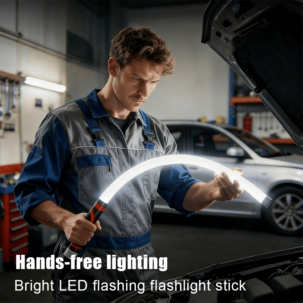🔦 Flexible LED Flashlight Stick – 29" Bendable Work Light