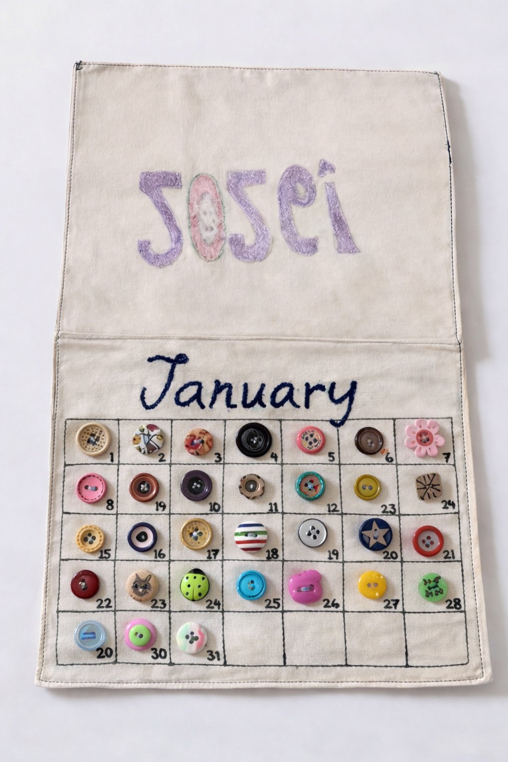 ✨📖2026 Button Calendar: Stitch Your Year One Button at a Time