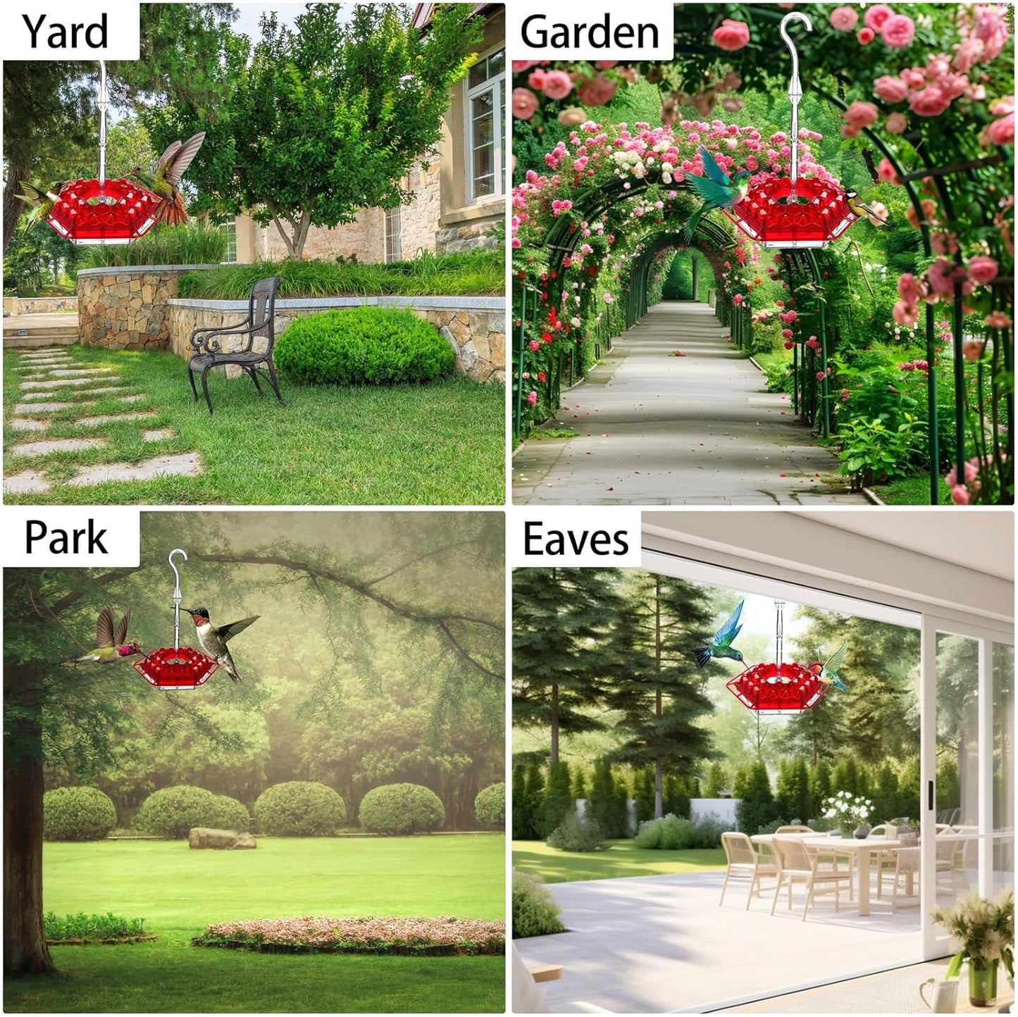 ✨Hummingbird Feeders for Outdoors Hanging