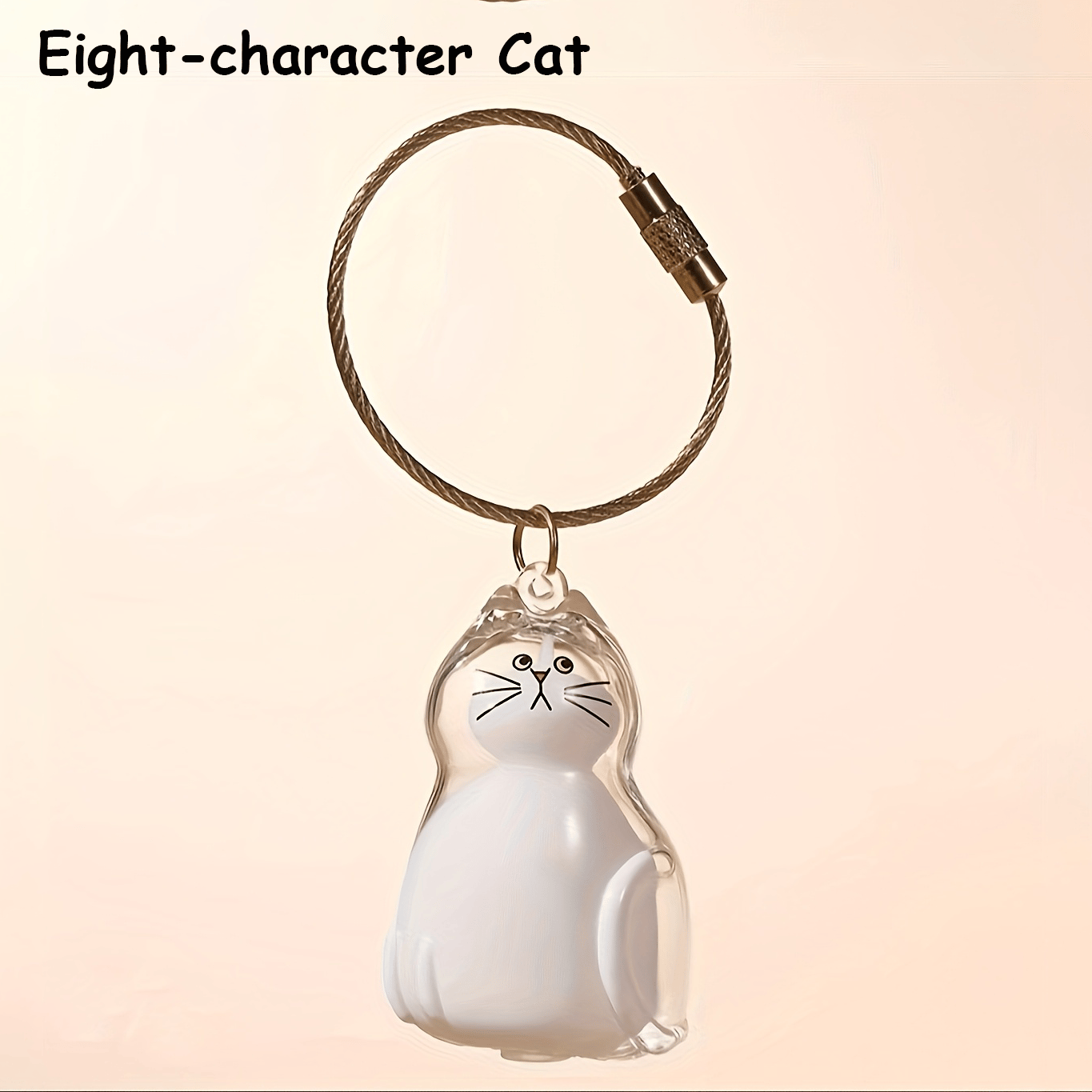 🐾Pet Hair Memorial Capsule Keychain