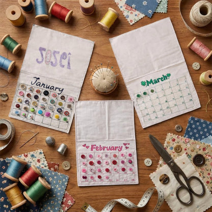 ✨📖2026 Button Calendar: Stitch Your Year One Button at a Time