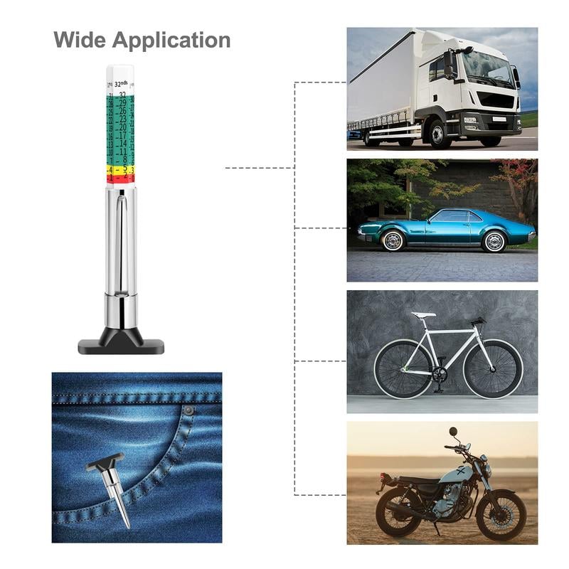 🚗Car Tire Tread Depth Gauge