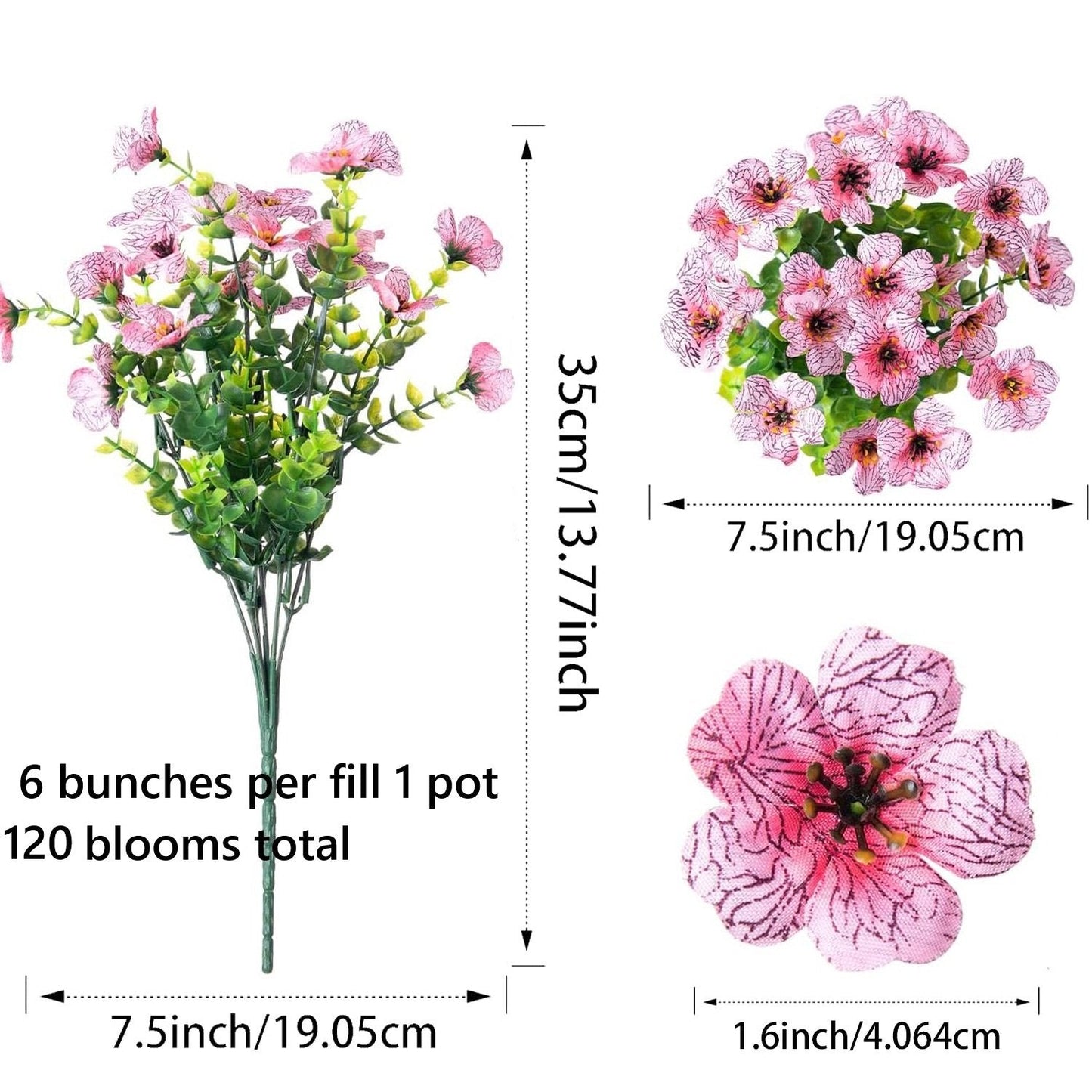 Upgraded High-grade  Material 🌱 Rainproof Lifelike Artificial Flowers With UV-Shield Coating