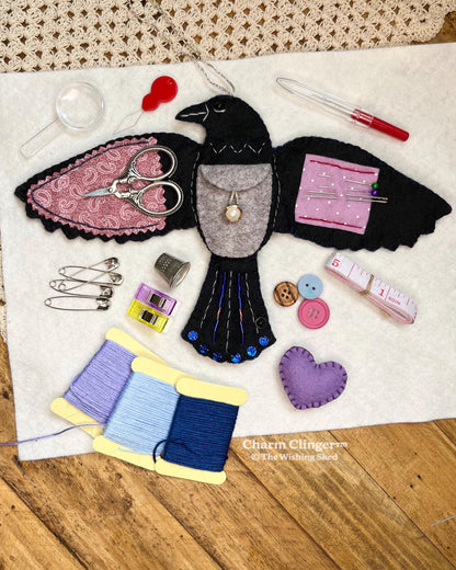 🔥Last Day 49% OFF - 🖤 “Raven’s Keepsake – Guardian of Stitches” 🪡✨| Includes all accessories