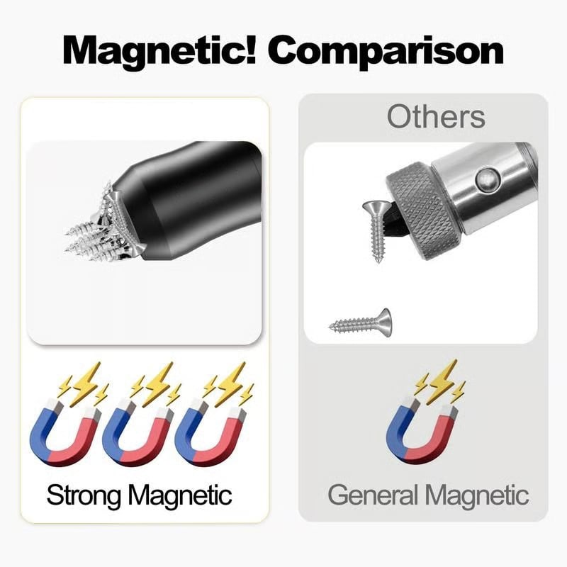 🔥The Quantum Grip Strong Magnetic Screw Ring, 1/4 Inch/6.35mm Universal Magnetic Screw Ring Head