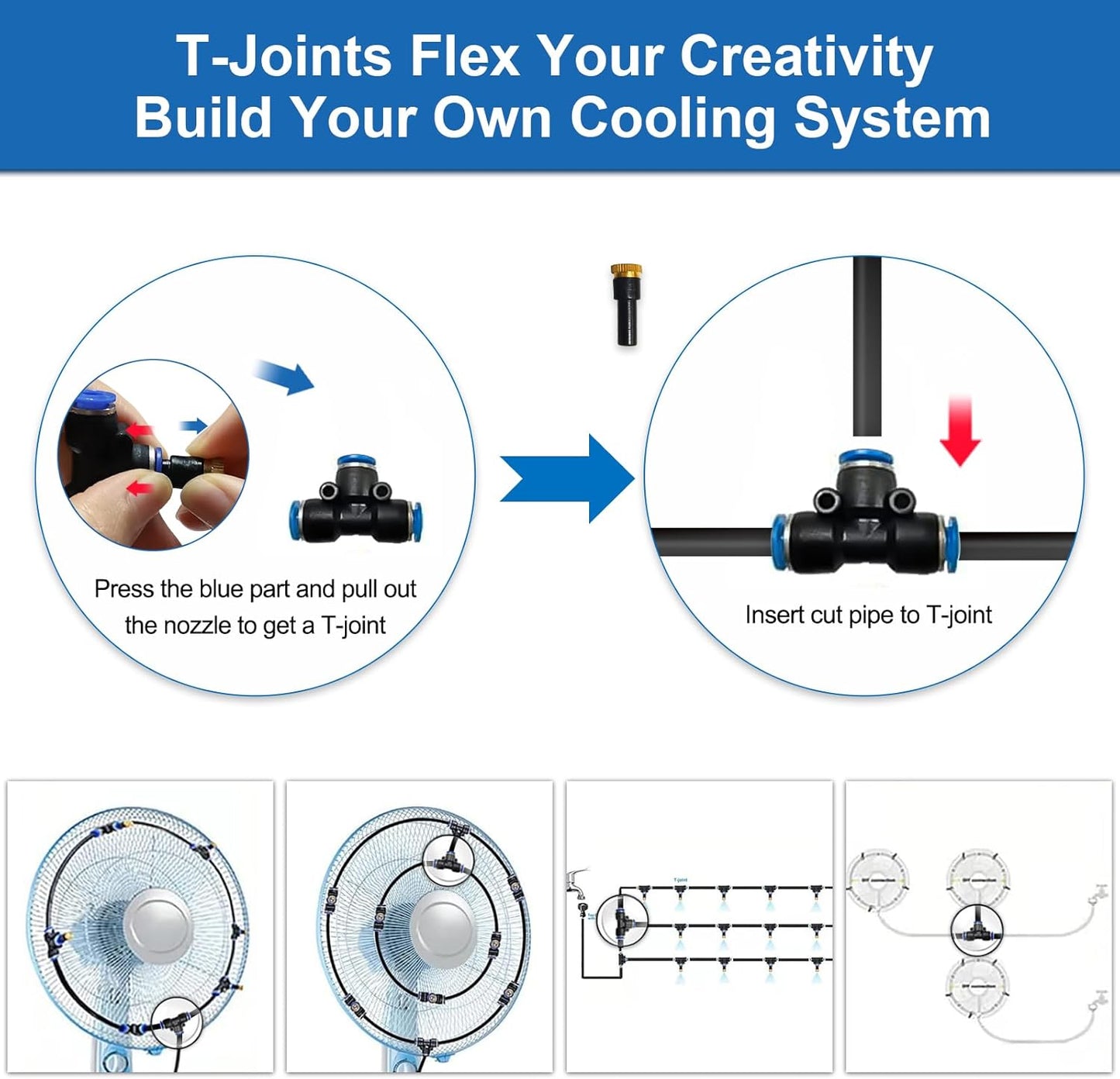 🔥360° Curved Garden Automatic Irrigation System