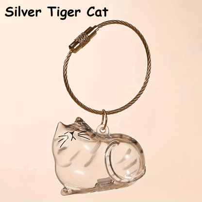 🐾Pet Hair Memorial Capsule Keychain