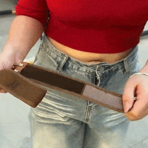 ⏰ 50% OFF – Limited Time | No-Buckle Invisible Leather Belt – Flat Fit & All-Day Comfort