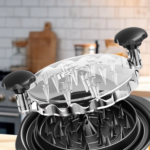 🍖 Rotating Chicken Shredder – 40% Faster, Even Shreds with Less Effort