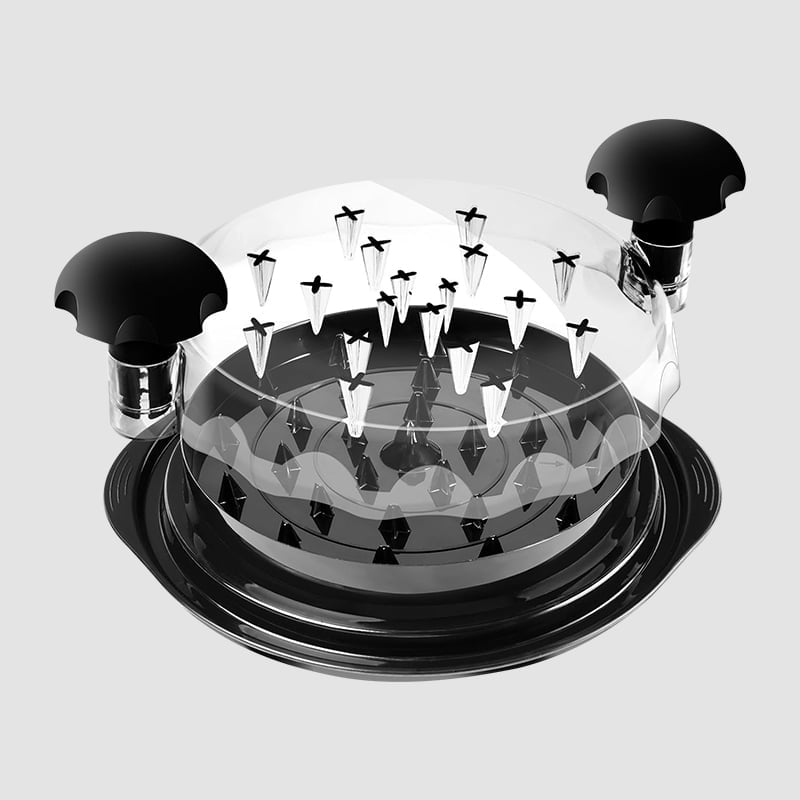 🍖 Rotating Chicken Shredder – 40% Faster, Even Shreds with Less Effort