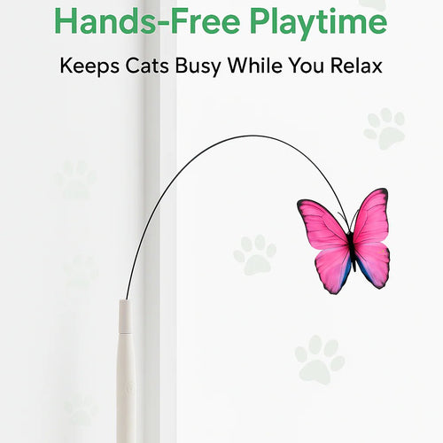 🐱 Smart Butterfly Cat Toy — Automatic Rotating Teaser to Keep Your Cat Active & Curious 🐾