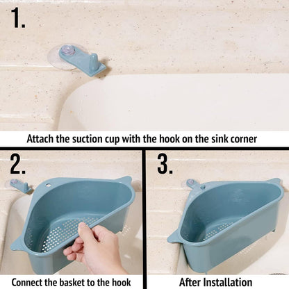 🔥🧺Triangle Sink Drain Basket — A Simple Way to Keep Your Sink Clean & Organized