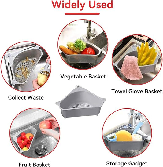 🔥🧺Triangle Sink Drain Basket — A Simple Way to Keep Your Sink Clean & Organized
