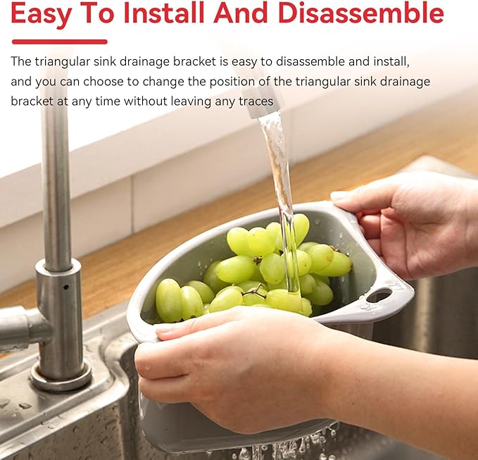 🔥🧺Triangle Sink Drain Basket — A Simple Way to Keep Your Sink Clean & Organized