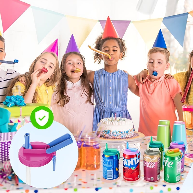 🥤🧊Soda Can Lid Holder with Handle — No Slips, No Cold Hands