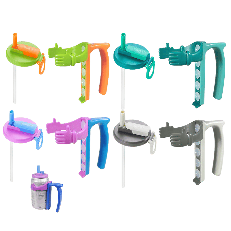 🥤🧊Soda Can Lid Holder with Handle — No Slips, No Cold Hands