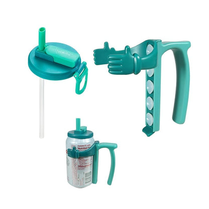 🥤🧊Soda Can Lid Holder with Handle — No Slips, No Cold Hands