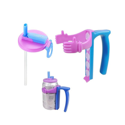 🥤🧊Soda Can Lid Holder with Handle — No Slips, No Cold Hands