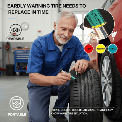 🚗Car Tire Tread Depth Gauge