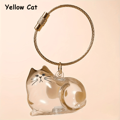 🐾Pet Hair Memorial Capsule Keychain