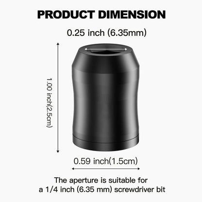 🔥The Quantum Grip Strong Magnetic Screw Ring, 1/4 Inch/6.35mm Universal Magnetic Screw Ring Head