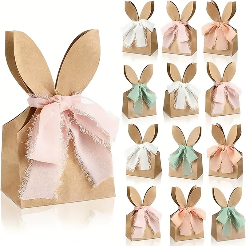 🐰Boho Bow Goodie Bags for Egg Hunts, Classroom Treats & Thoughtful Spring Surprises