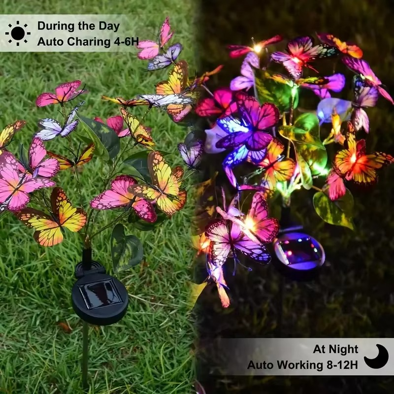 🦋 50% OFF NOW! ☀️ Solar Outdoor Butterfly Lights – Weatherproof, Auto On/Off & Magical Night Ambiance 🌙