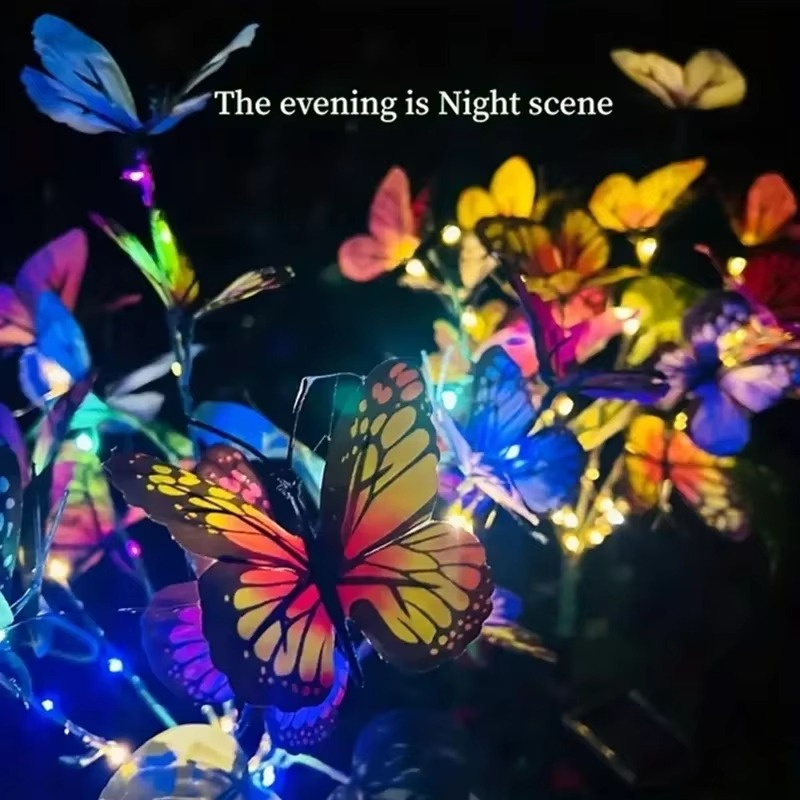 🦋 50% OFF NOW! ☀️ Solar Outdoor Butterfly Lights – Weatherproof, Auto On/Off & Magical Night Ambiance 🌙