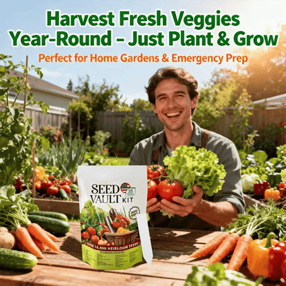 🔥🥦Survival Vegetable Seeds Garden Kit – Grow Your Own Food Supply