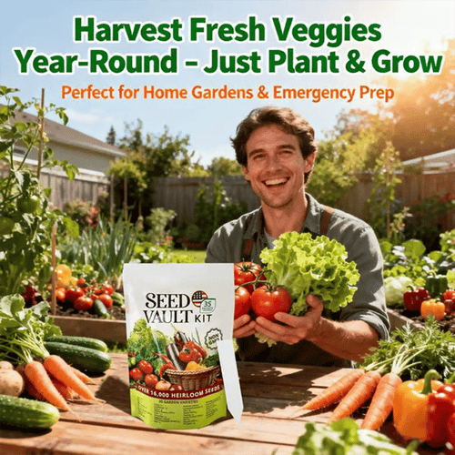 🔥🥦Survival Vegetable Seeds Garden Kit – Grow Your Own Food Supply