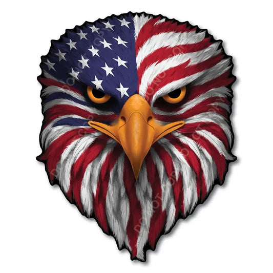Limited-time discount⏰🦅Patriotic USA Flag Vinyl Sticker for Trucks, Cars, Coolers, Laptops – Waterproof & Fade-Resistant