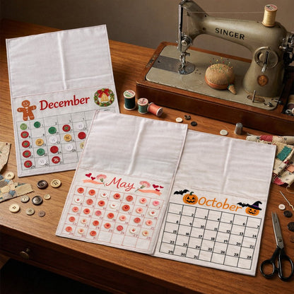 ✨📖2026 Button Calendar: Stitch Your Year One Button at a Time